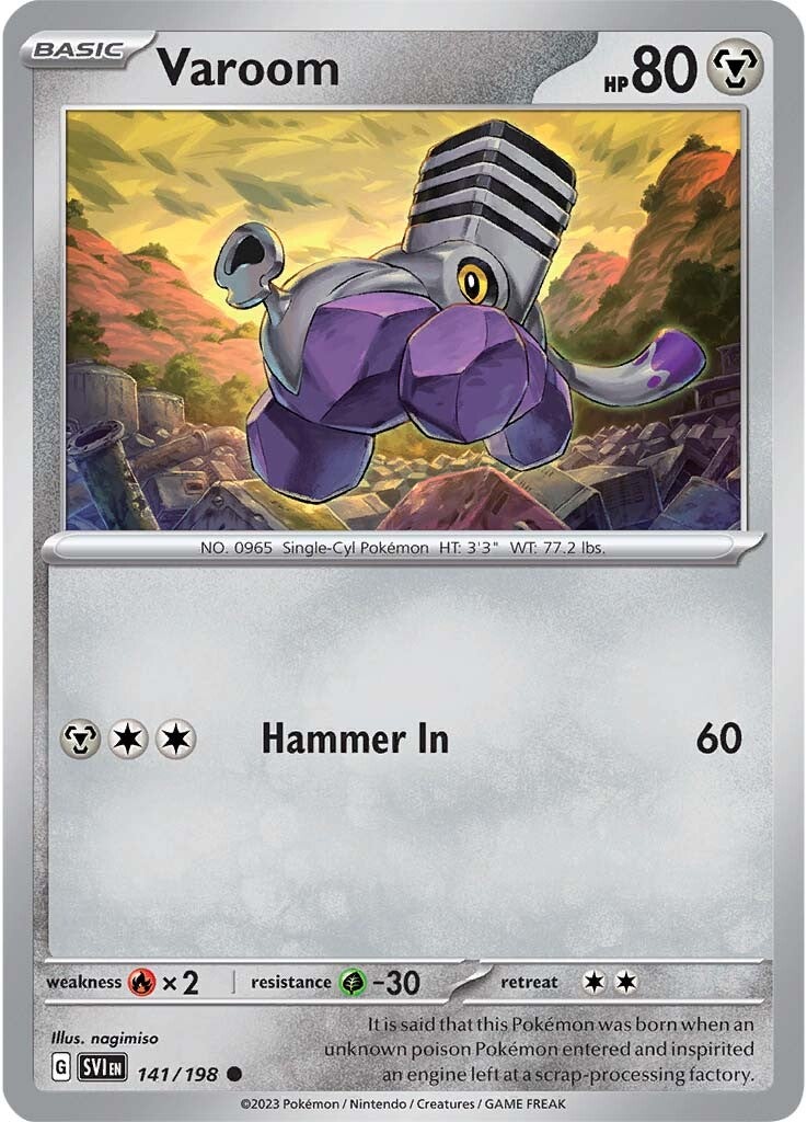 Varoom (141/198) [Escarlata y Púrpura: Set Base]