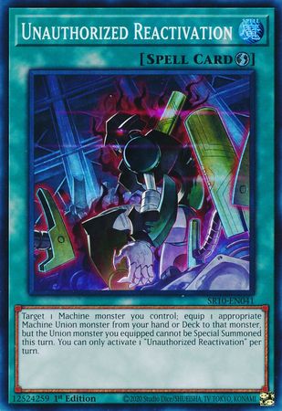 Réactivation Non Autorisée [SR10-EN041] Super Rare