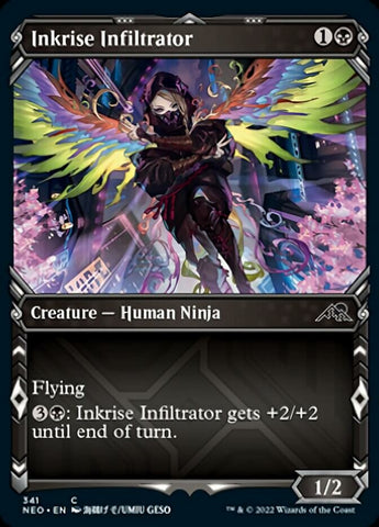 Infiltrado de Inkrise (Ninja de exhibición) [Kamigawa: Dinastía Neon]
