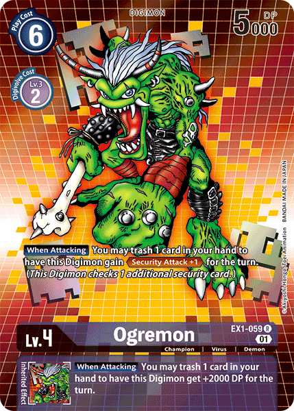 Ogremon [EX1-059] (Arte Alternativo) [Colección Clásica]