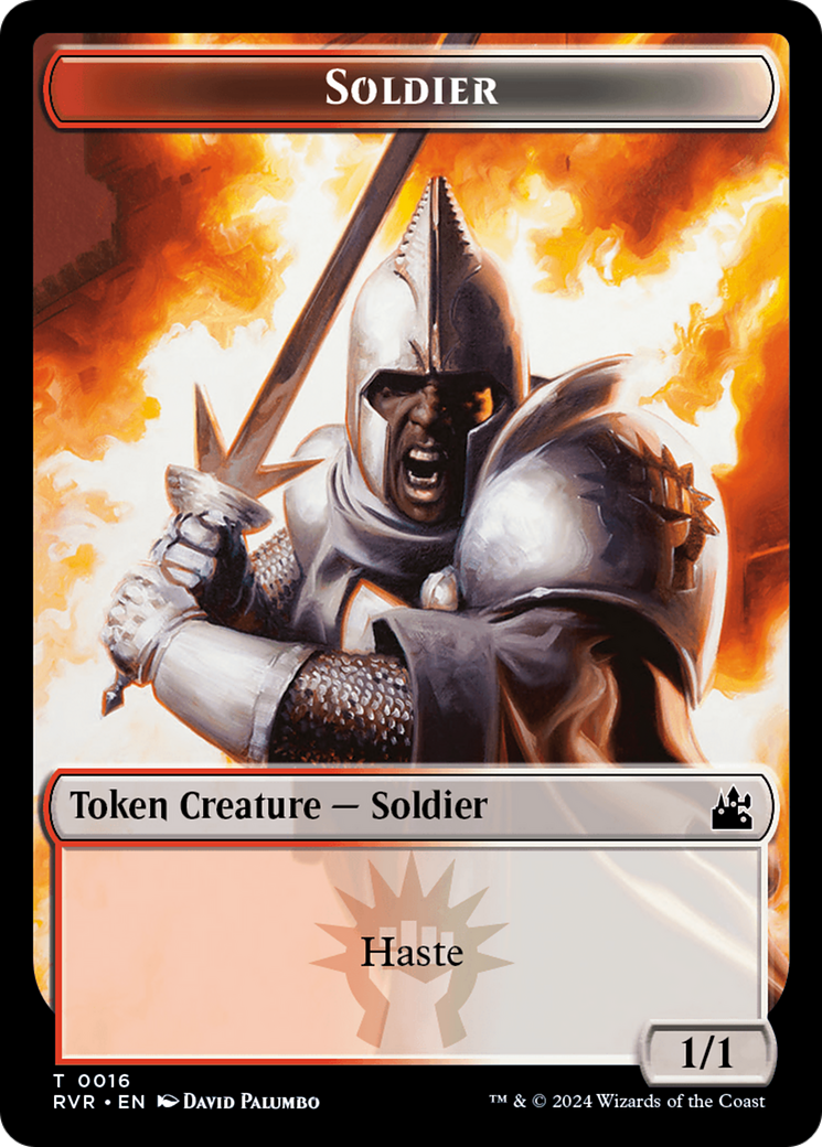 Oiseau // Soldat Jeton recto-verso [Jetons Ravnica Remastered]