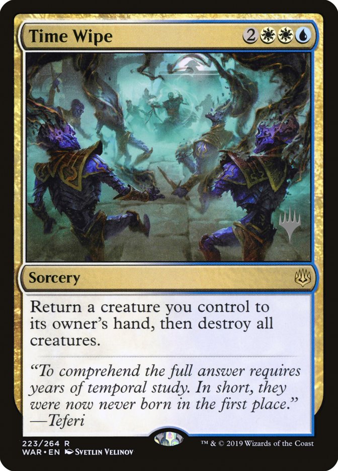 Nettoyage temporel (Pack promo) [Promos La guerre des Planeswalkers]