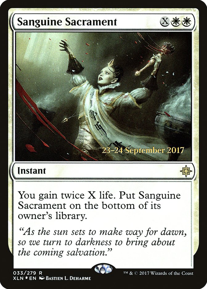 Sacre Sanguin [Promos d'Avant-Première Les Cavernes Oubliées d'Ixalan]