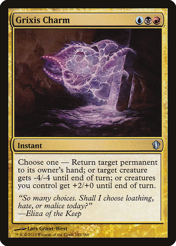 Talisman de Grixis [Commander 2013]