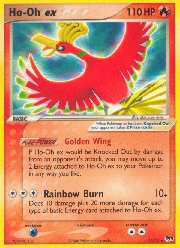 Ho-Oh ex (17/17) (Holo) [Série POP 3]