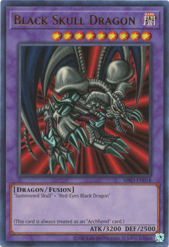 Dragón Calavera Negra (25 Aniversario) [MRD-EN018] Ultra Rara