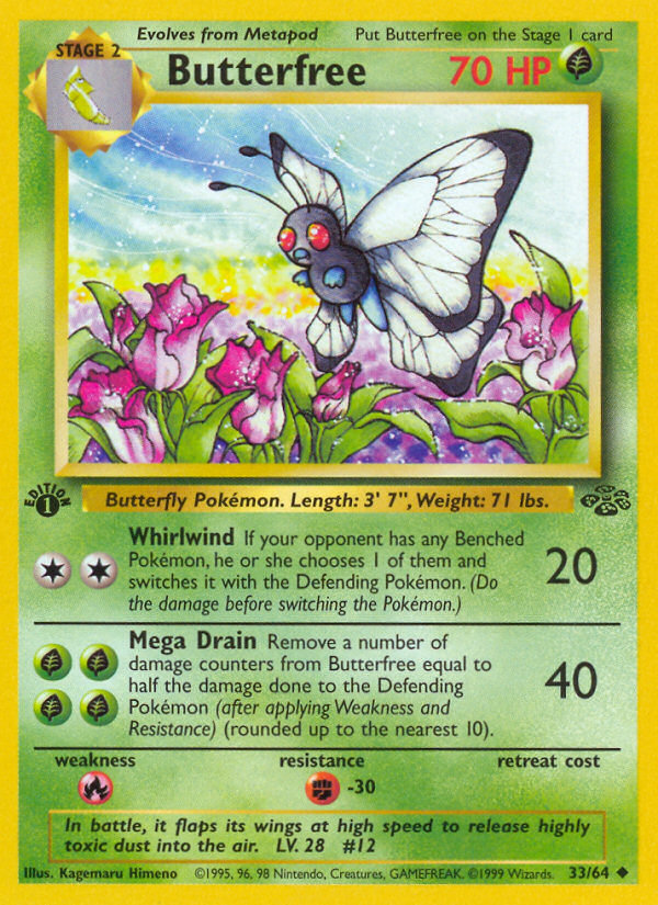 Butterfree (33/64) [Jungla 1ª Edición]