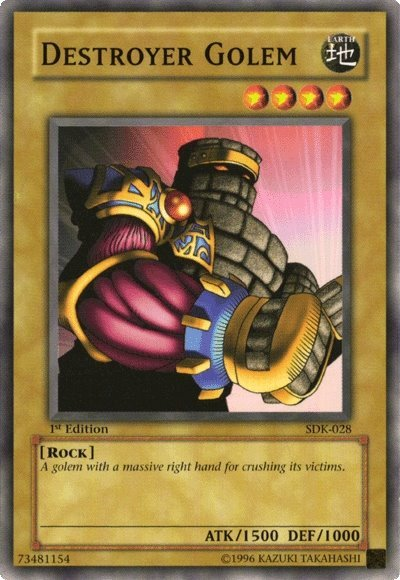 Gólem Destructor [SDK-028] Común