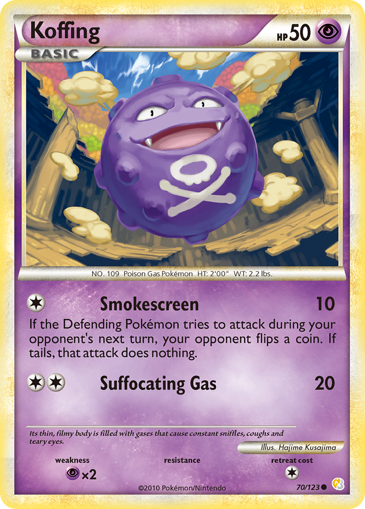 Smogo (70/123) [HeartGold & SoulSilver: Set de Base]