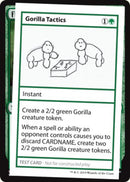 Tactique de gorille (édition 2021) [Cartes de test du Booster mystère]