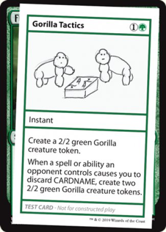 Tactique de gorille (édition 2021) [Cartes de test du Booster mystère]