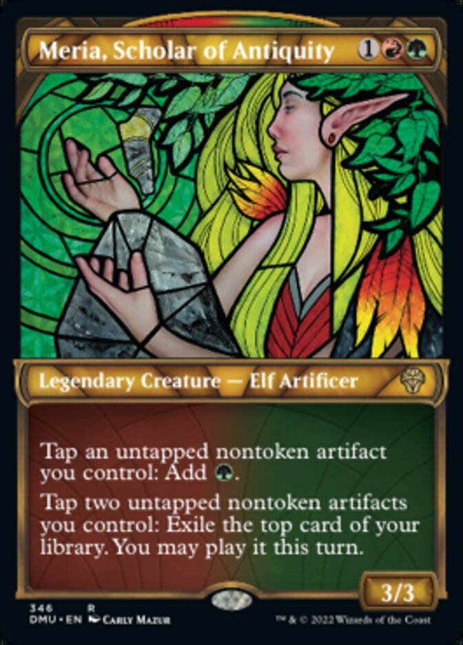 Meria, érudite de l'Antiquité (Texturé spécial) [Dominaria Uni]