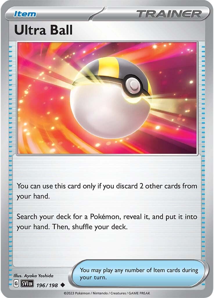 Ultra Ball (196/198) [Escarlata y Púrpura: Set Base]