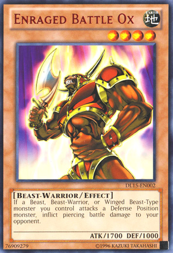 Bœuf de Combat Enragé (Rouge) [DL15-EN002] Rare