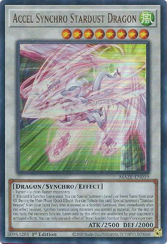 Dragon Poussière de Synchro Accélérateur [MAZE-FR019] Ultra Rare