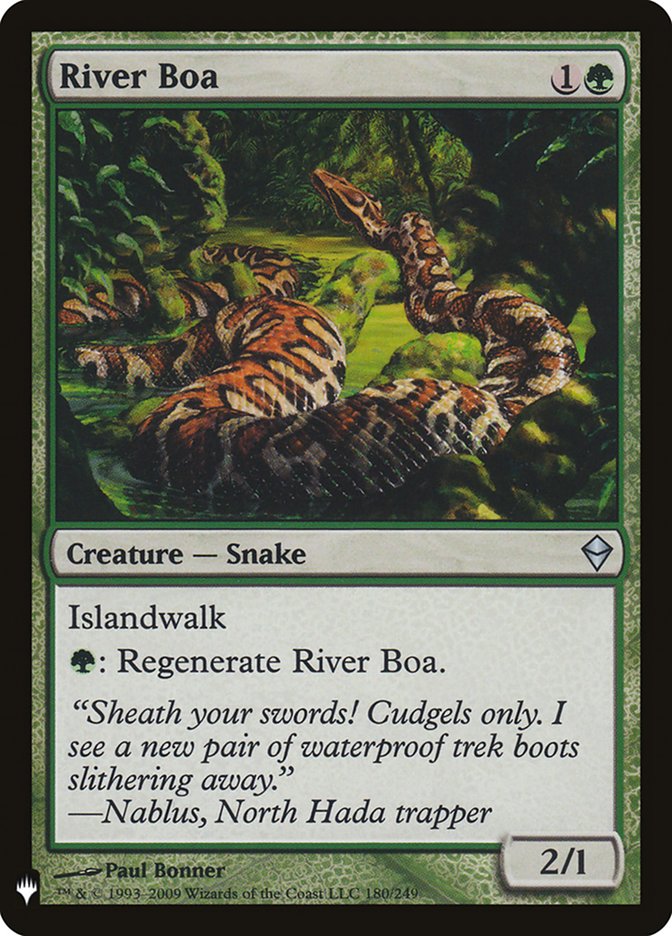 Boa de rivière [Mystery Booster]