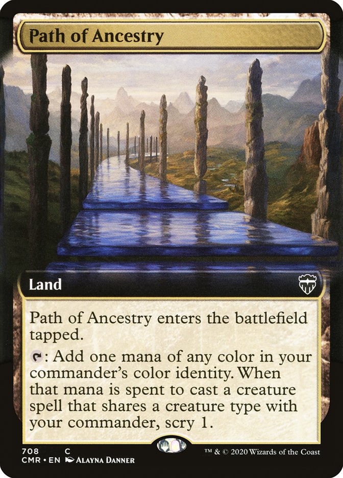 Sendero de Linaje (Arte Extendido) [Commander Legends]
