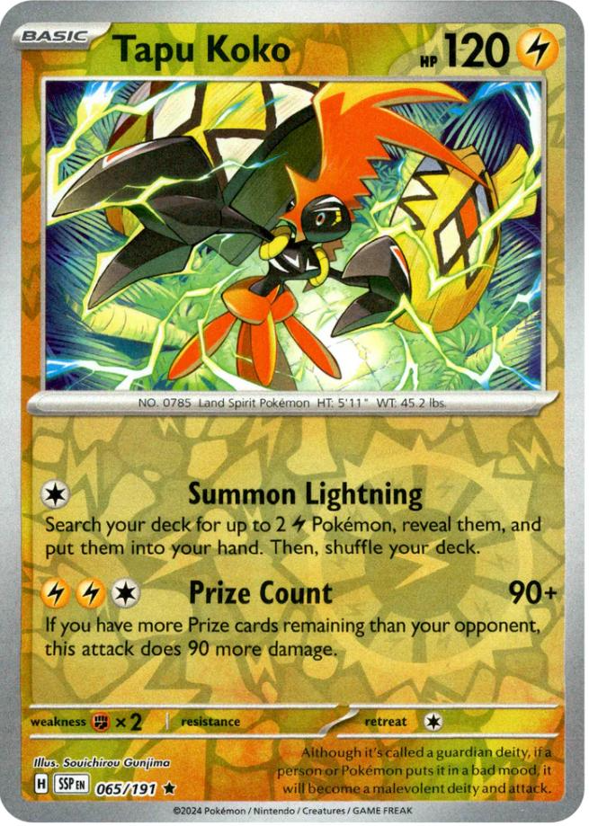 Tapu Koko (065/191) [Écarlate et Violet : Étincelles du Récif]