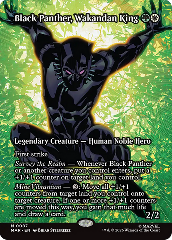 Pantera Negra, Rey de Wakanda (Sin borde) [Universo Marvel: Eterno-Legal]