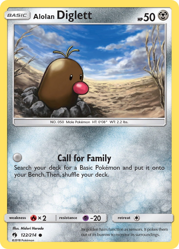 Diglett de Alola (122/214) [Sol y Luna: Truenos Perdidos]