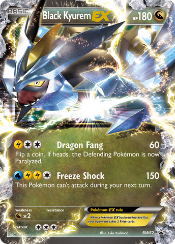 Kyurem Negro EX (BW62) [Negro y Blanco: Promociones Black Star]