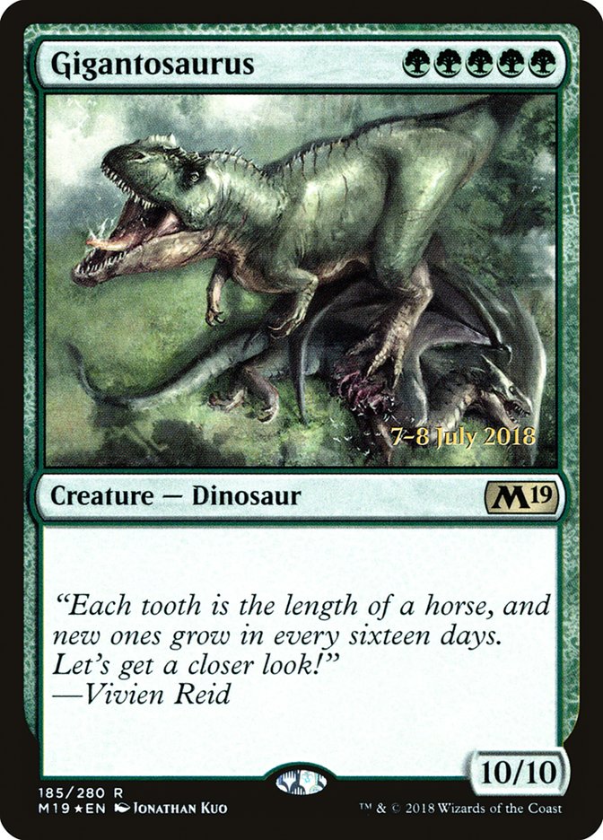 Gigantosaure [Promos avant-première de Core Set 2019]