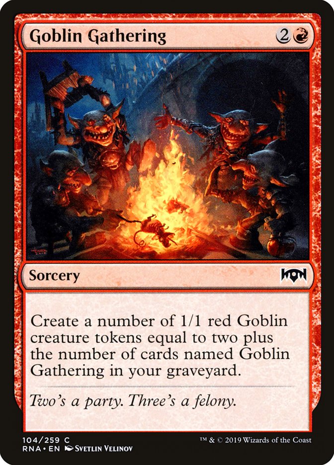 Rassemblement de gobelins [Allégeance de Ravnica]