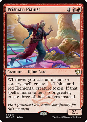 Pianiste prismari [Commander : Secrets de Strixhaven]