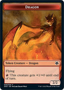 Dragon // Guerrier Elfe Jeton double-face [Game Night: Jetons Free-for-All]