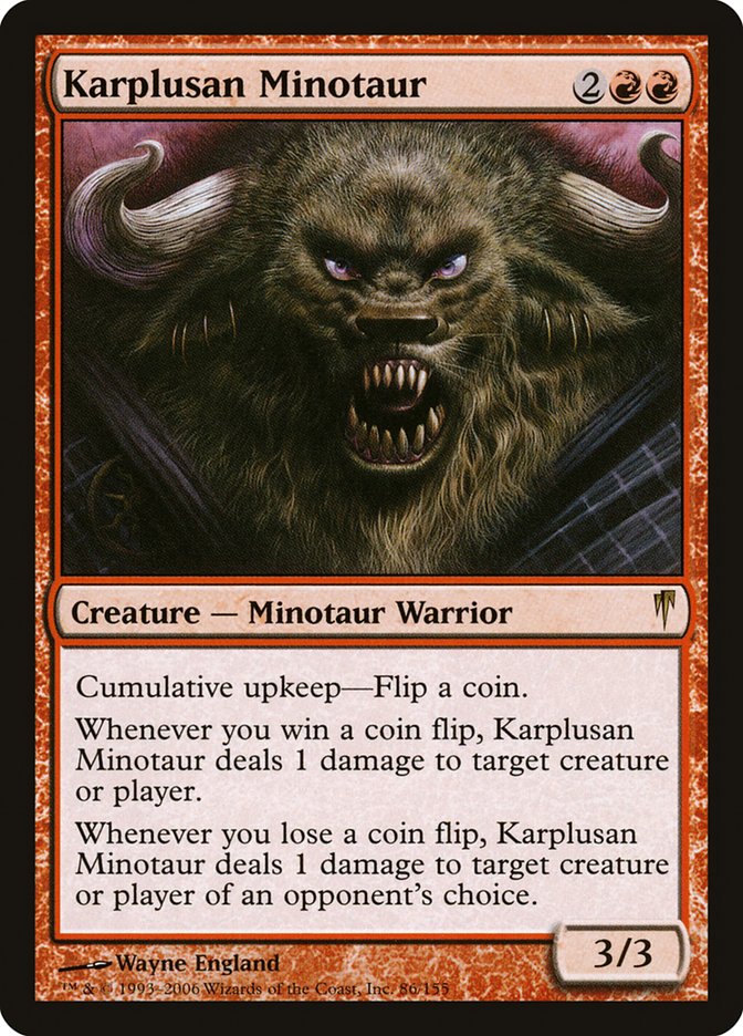 Minotaure karplusan [Ère glaciaire]