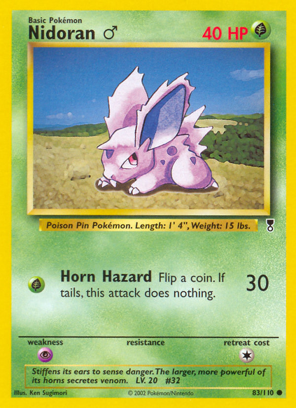Nidoran (83/110) (Mâle) [Legendary Collection]