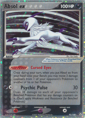 Absol ex (92/108) [EX : Gardiens du Pouvoir]