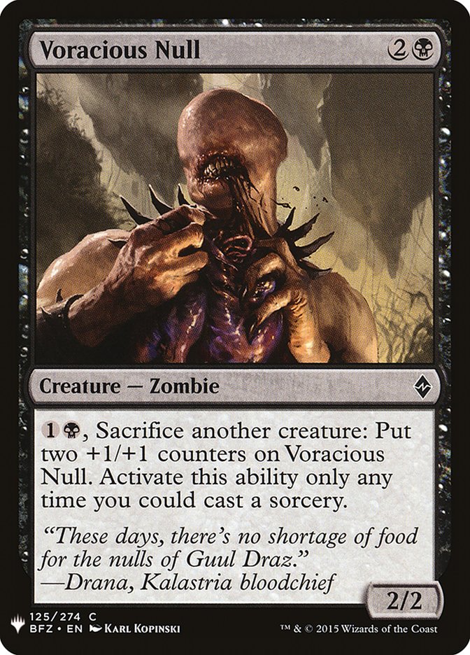 Nulle vorace [Mystery Booster]