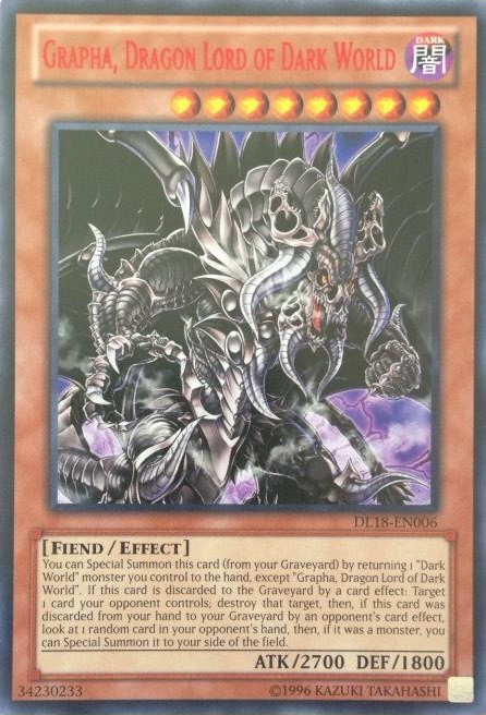 Grapha, Seigneur Dragon du Monde Ténébreux (Rouge) [DL18-FR006] Rare