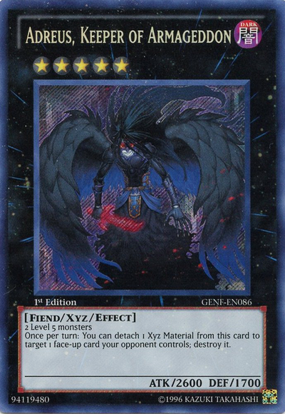 Adreus, Gardien d'Armageddon [GENF-FR086] Secret Rare
