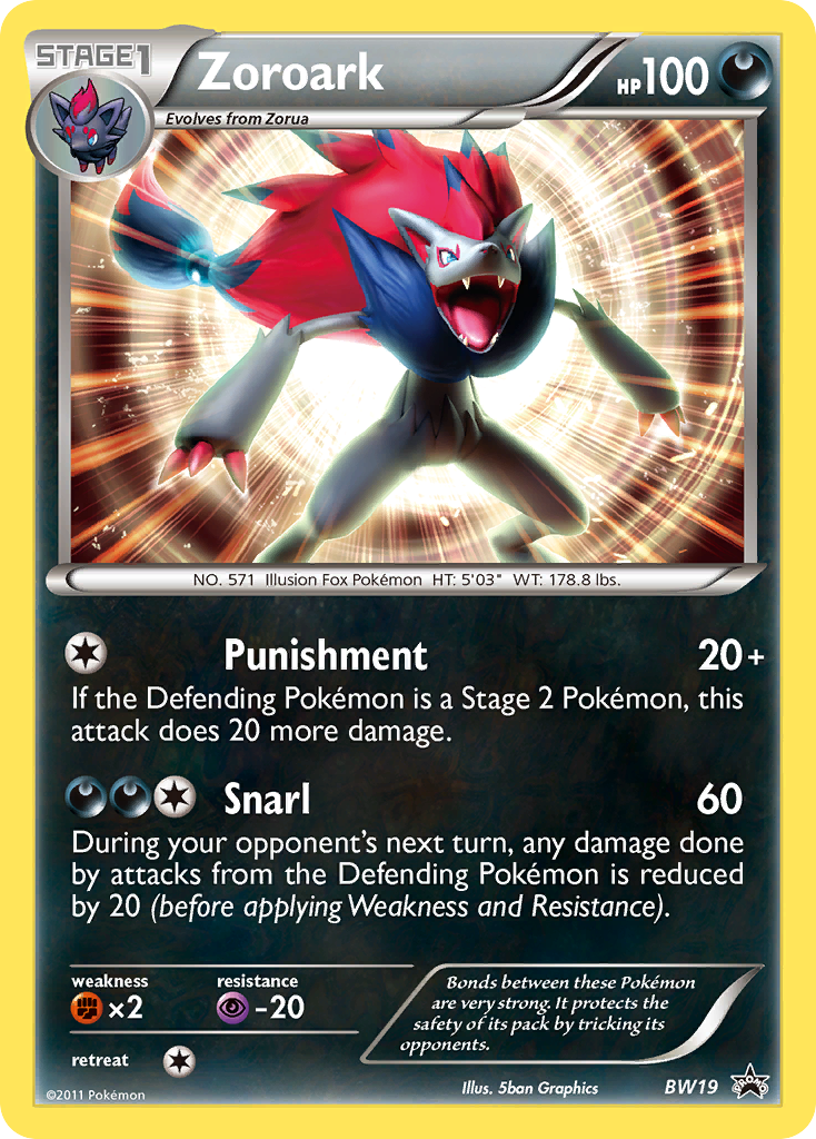 Zoroark (BW19) [Negro y Blanco: Promos Black Star]