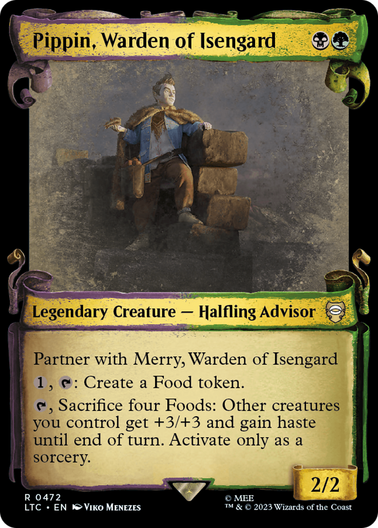 Pippin, gardien d'Isengard [Le Seigneur des Anneaux : Contes de la Terre du Milieu Commander Showcase Scrolls]