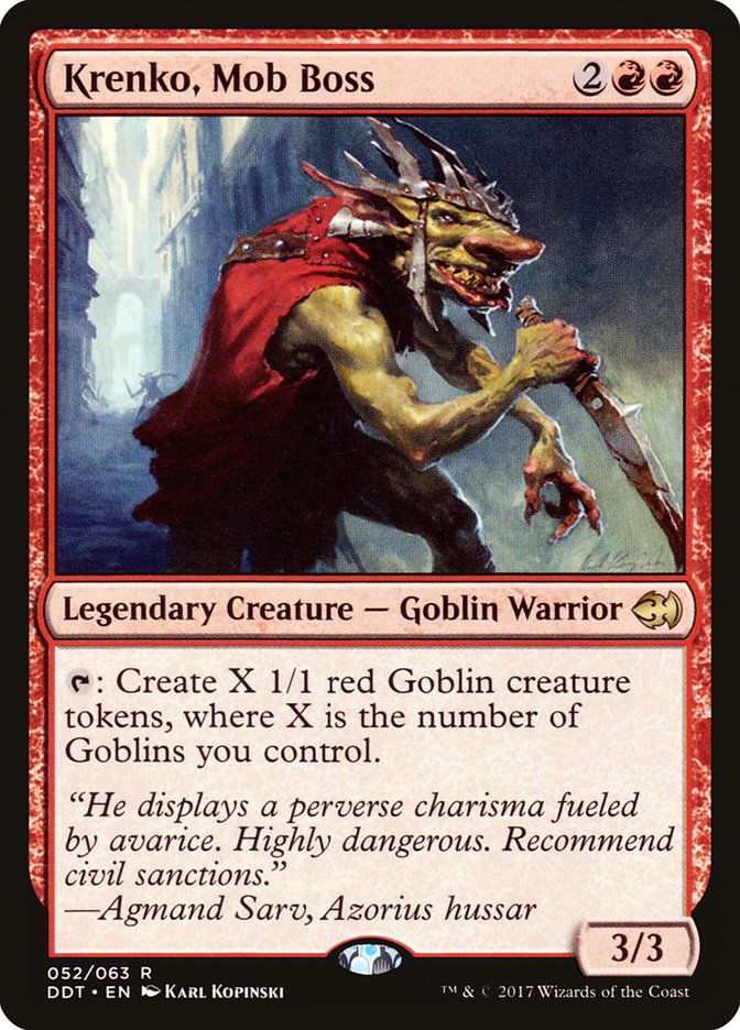Krenko, jefe de la turba [Duel Decks: Merfolks vs. Goblins]