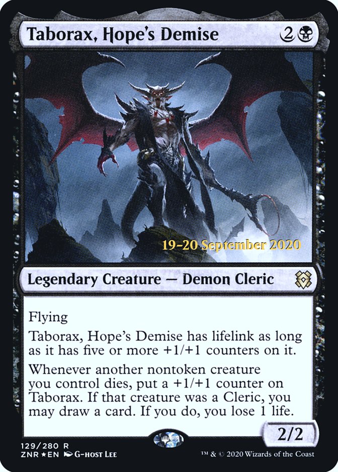 Taborax, el Fin de la Esperanza [Promos de prerelease de Zendikar Rising]