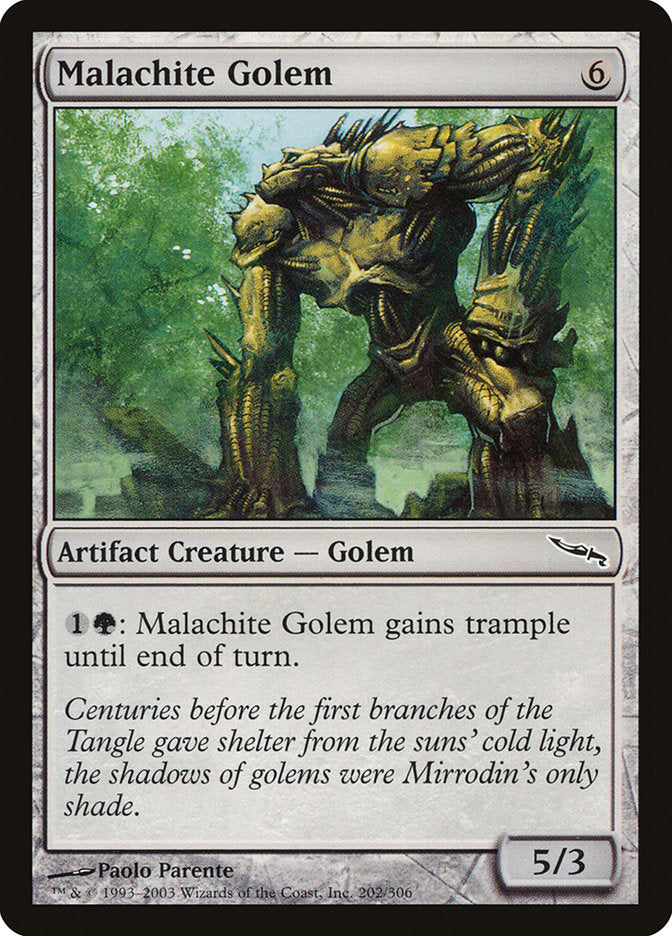 Golem de malachite [Mirrodin]