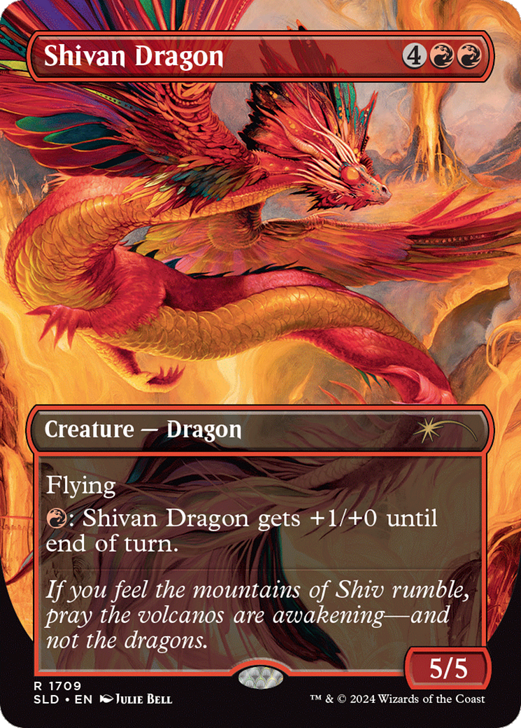 Dragon Shivan (Aluminium brillant arc-en-ciel) [Série limitée Secret Lair]