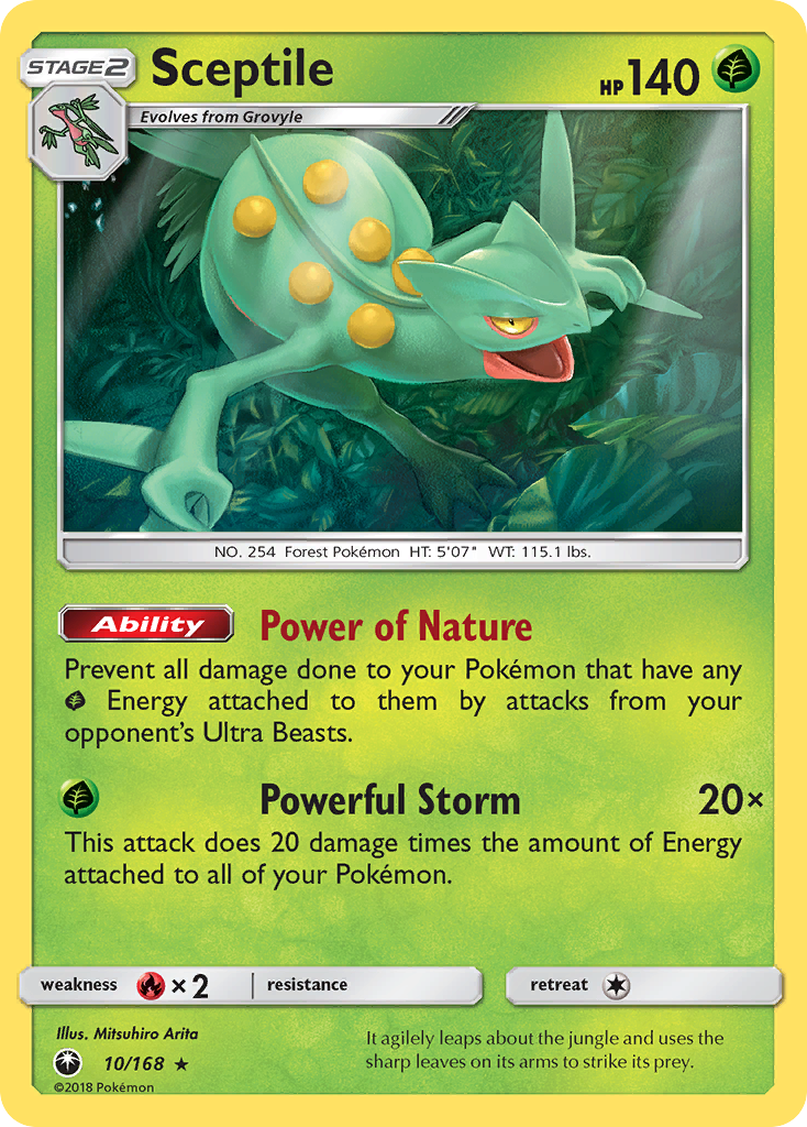 Sceptile (10/168) [Soleil et Lune : Tempête Céleste]