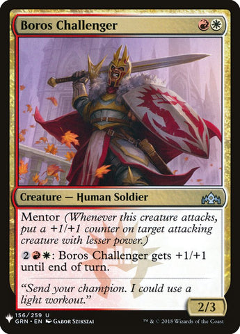 Challenger de Boros [Booster mystère]