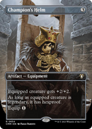 Heaume de champion (illustration alternative sans bordure) [Commander Masters]