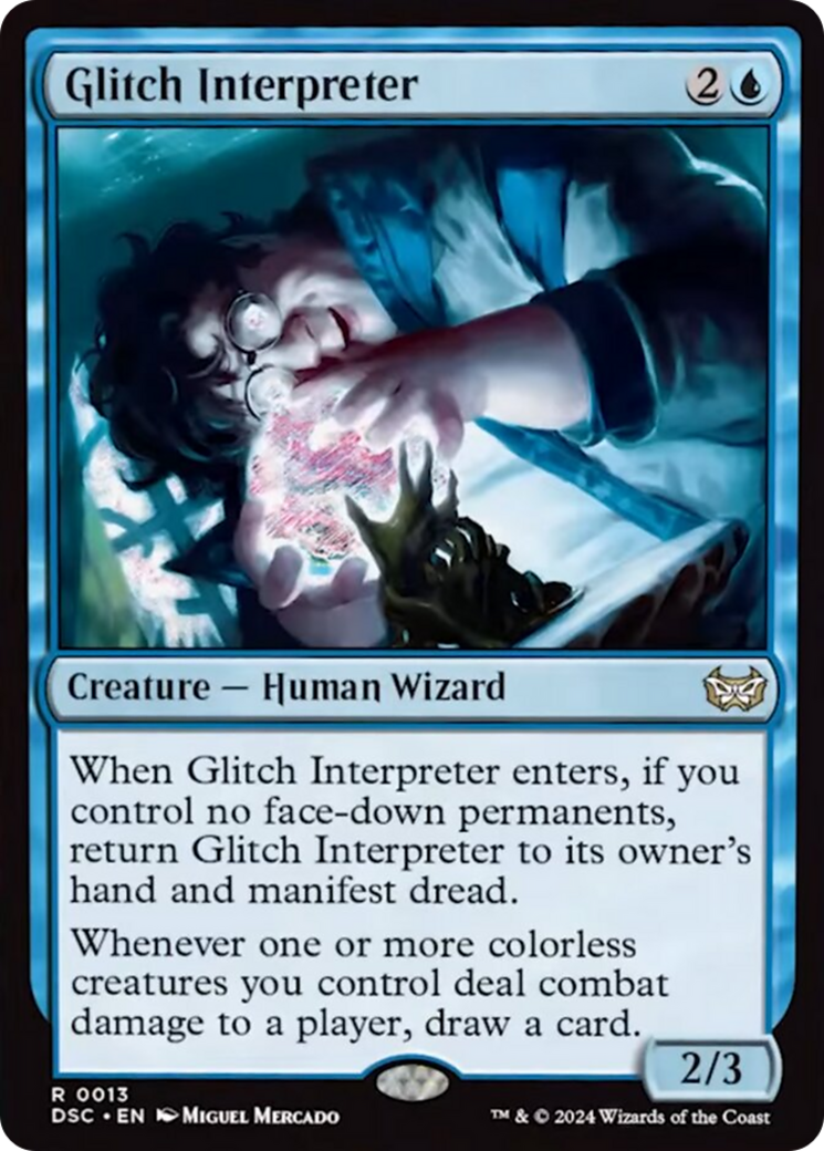 Interprète de glitchs (Extended Art) [Duskmourn : Commandant de la Maison des horreurs]