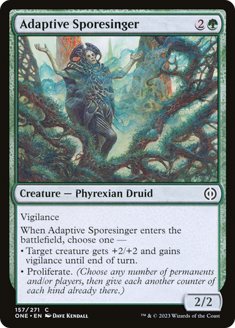 Cantor de esporas adaptable [Phyrexia: All Will Be One]