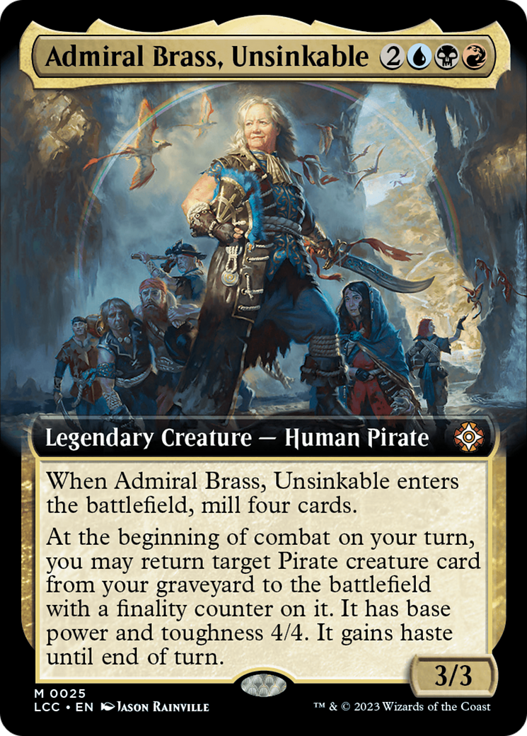 Amirale Cuivre, l'Insatiable (Extended Art) [Commander Les Cavernes oubliées d'Ixalan]