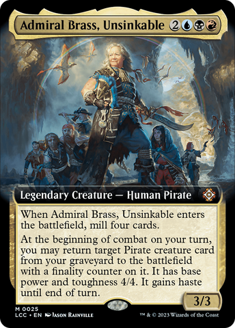 Amirale Cuivre, l'Insatiable (Extended Art) [Commander Les Cavernes oubliées d'Ixalan]