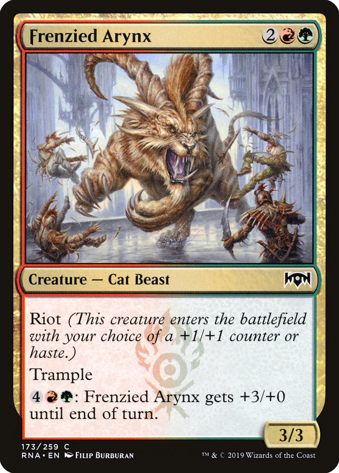 Arynx frénétique [Allégeance de Ravnica]