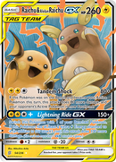 Raichu & Raichu d'Alola GX (54/236) [Soleil et Lune : Harmonie des Esprits]